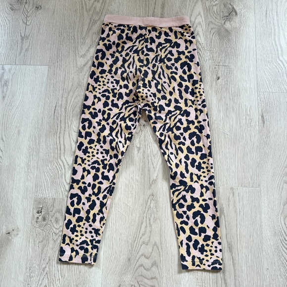 Girls Leopard Alpha Printed Youth Leggings Sz.7-8Y - Picture 6 of 6